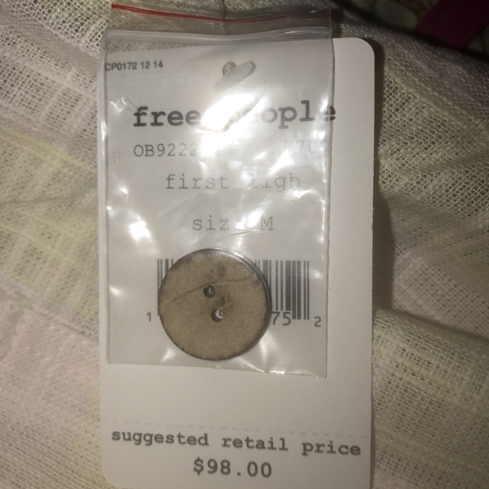 Free People Away at Sea Striped Frayed Hem Shirt - Picture 7 of 8
